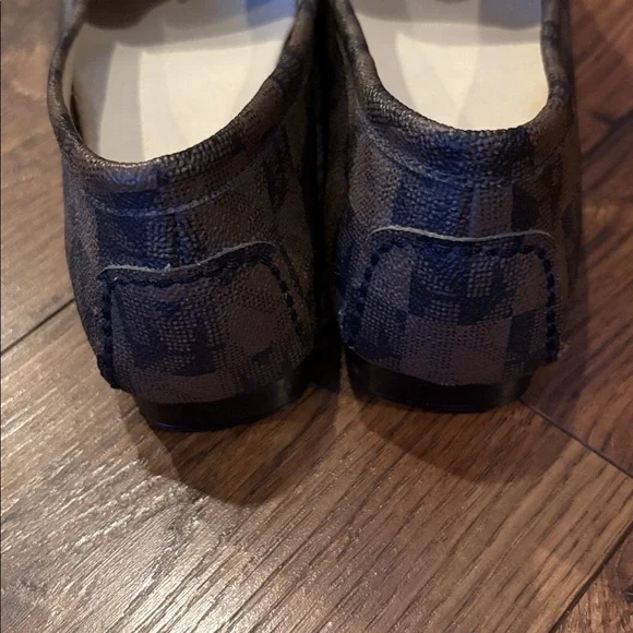 Michael Kors Checkered Brown Loafers - Picture 6 of 12
